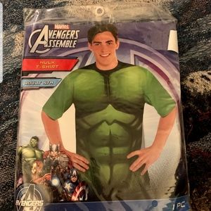 Hulk t-shirt adult size small medium. Great for Halloween.